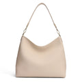 Women Large Capacity Casual Commuter Tote Handbag Genuine Leather Hobo Bag Adjustable Shoulder Crossbody Bag for Office Work