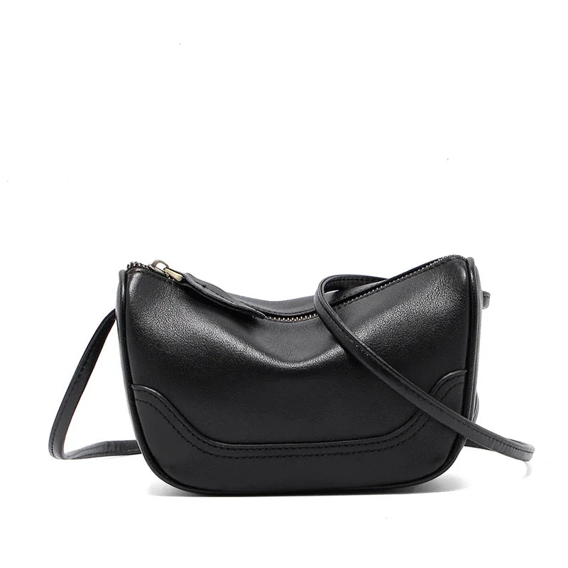 Women's Cow Leather Crossbody Bag Female Designer Luxury Shoulder Bags Ladies Casual Office Durable Soft Cowhide Handbags Lady