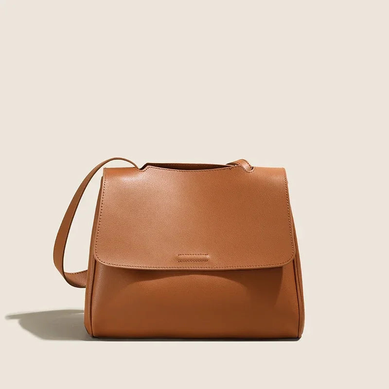 Women Cow Genuine Leather Shoulder Bags Ladies High Quality Casual Totes Messenger Bag Female Designer Luxury Cowhide Handbags
