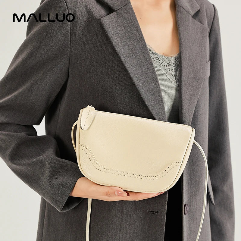 Women's Cow Leather Crossbody Bag Female Designer Luxury Shoulder Bags Ladies Casual Office Durable Soft Cowhide Handbags Lady