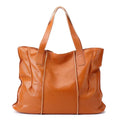 Women's Large Capacity Cowhide Handbag Female Retro Fashion Luxury Bags Ladies Real Natural Cow Leather Shoulder Bag for Lady