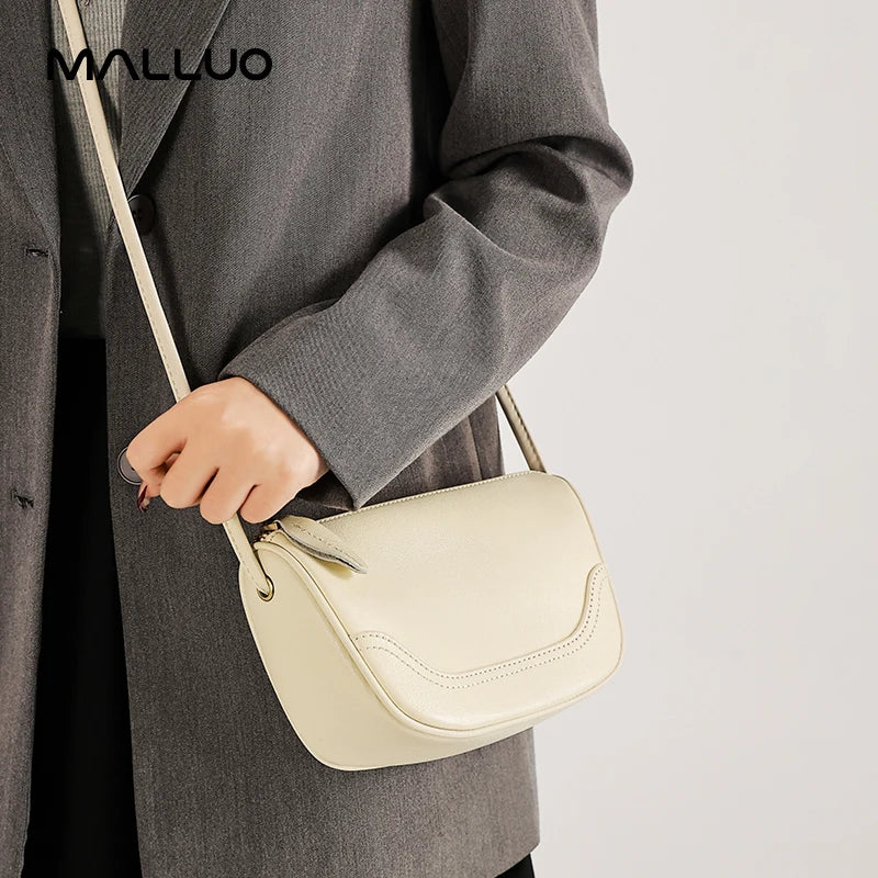 Women's Cow Leather Crossbody Bag Female Designer Luxury Shoulder Bags Ladies Casual Office Durable Soft Cowhide Handbags Lady