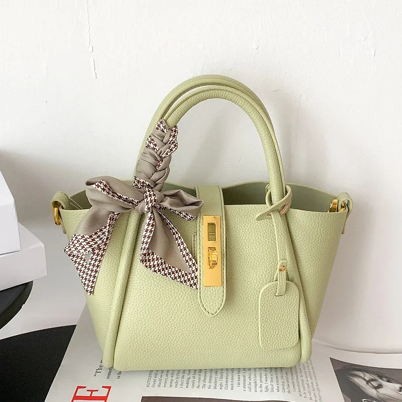Women's Cowhide Genuine Leather Shoulder Bag High Quality Luxury Designer Handbags Ladies Fashion Tote Crossbody Bags for Female