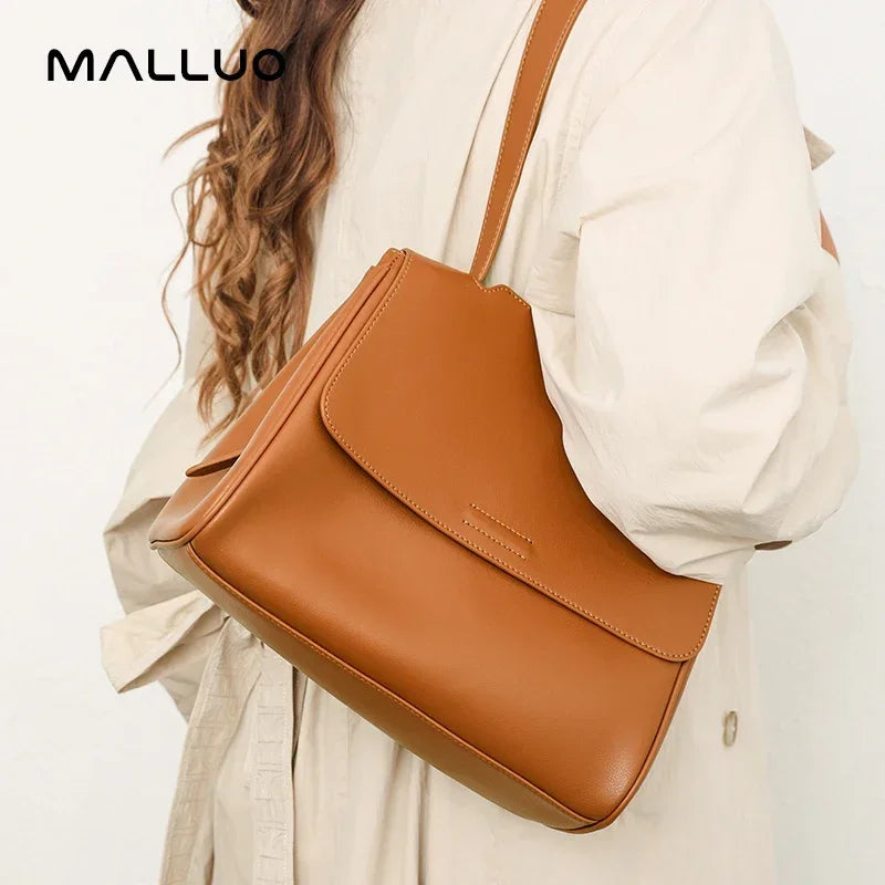 Women Cow Genuine Leather Shoulder Bags Ladies High Quality Casual Totes Messenger Bag Female Designer Luxury Cowhide Handbags